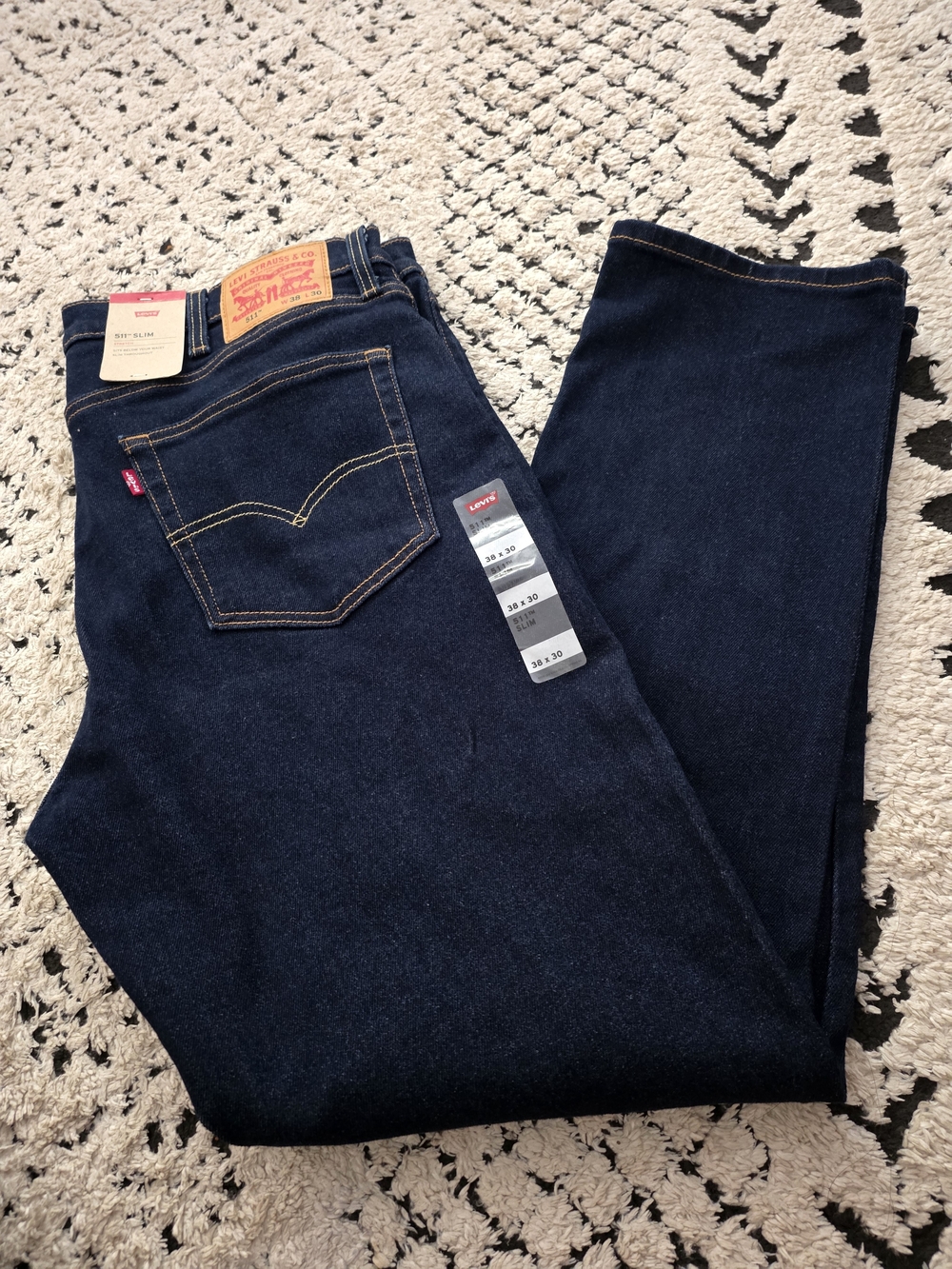 Levi's Men's Indigo Straight-Leg Jeans